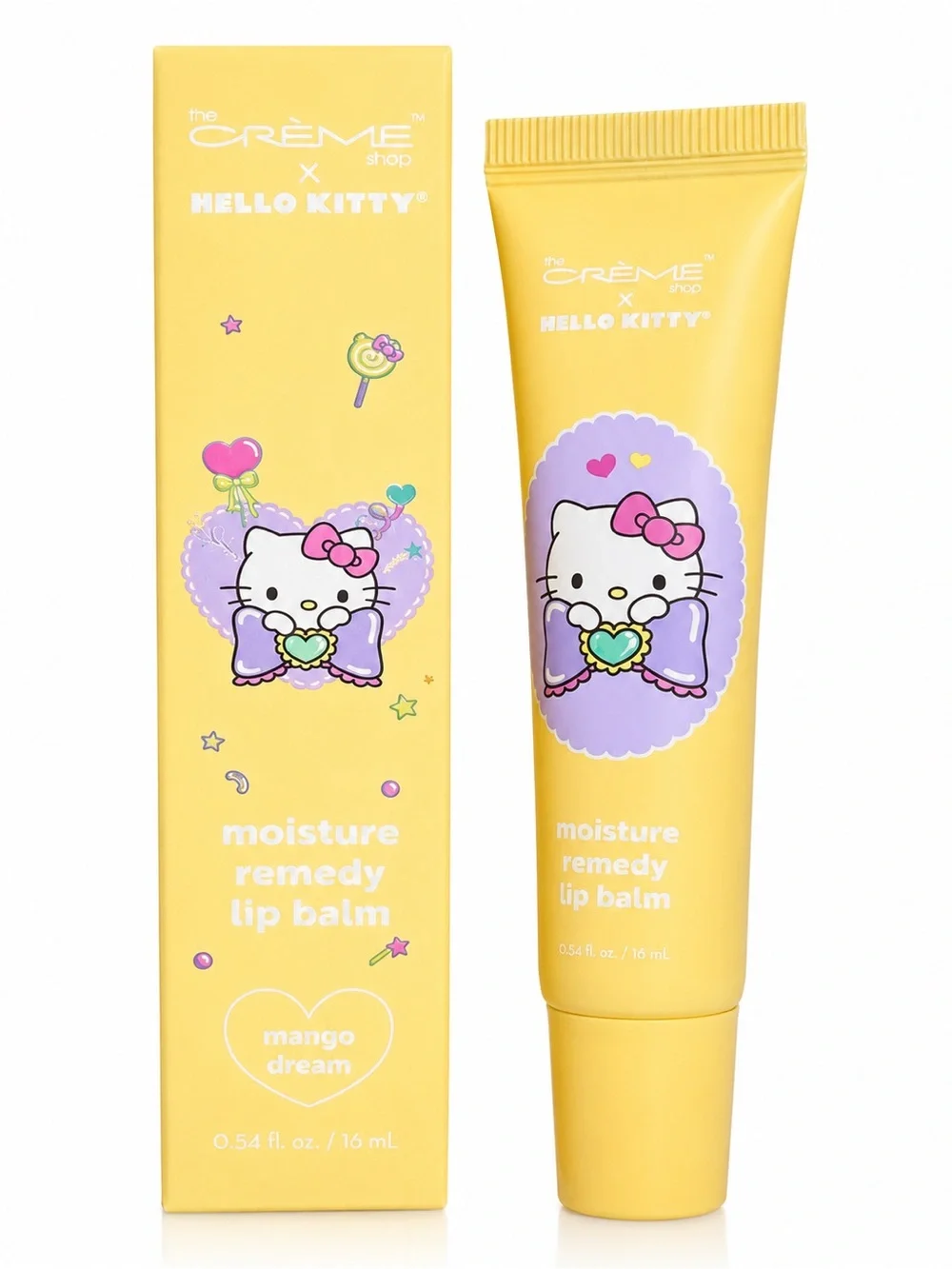 Creme Shop x Hello Kitty Moisture Remedy Lip Balm –Mango Dream –0.54 fl oz/16ml